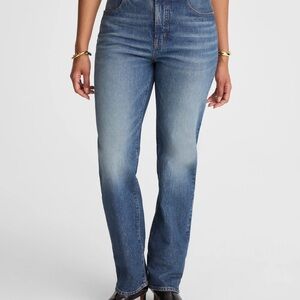 NWT Madewell Curvy Longline Straight Jeans